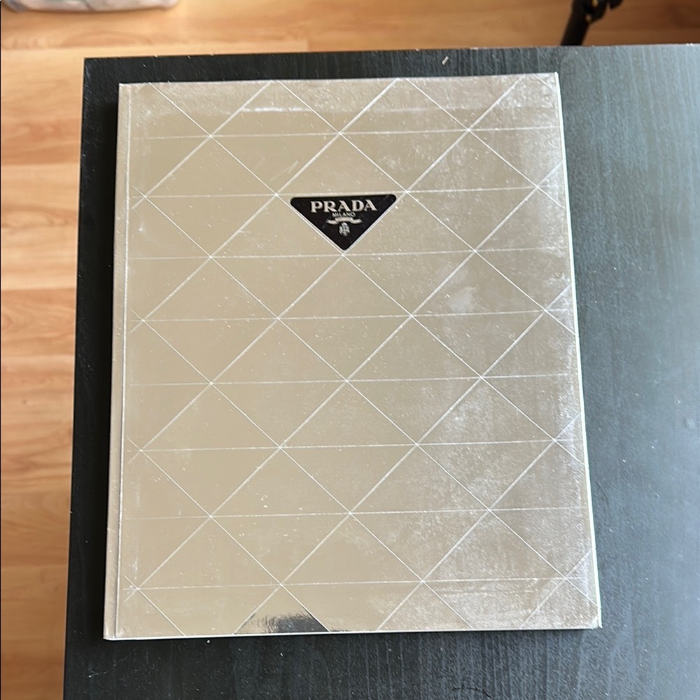 Prada Silver Geometric Book
